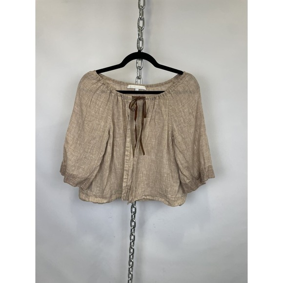 Linen Erica Tanov Jacket Top Size‎ 1